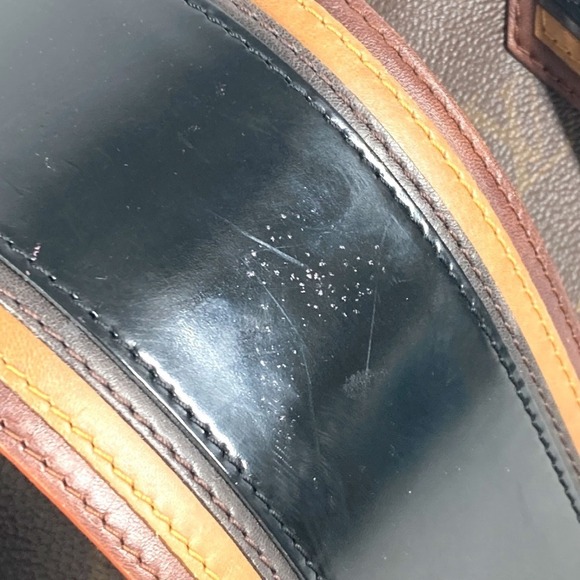 LOUIS VUITTON Black Monogram Canvas Shoulder Bag - Picture 11 of 16